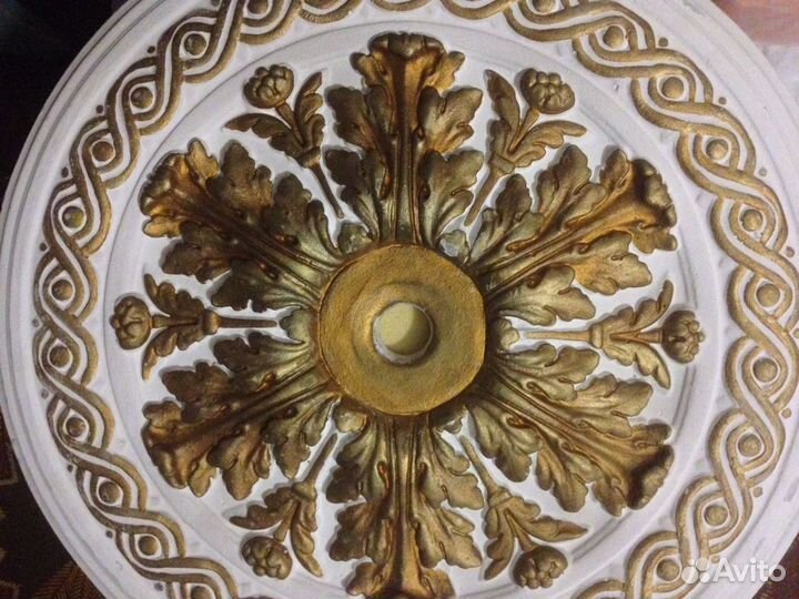 Лепнина, розетка для люстры раритет