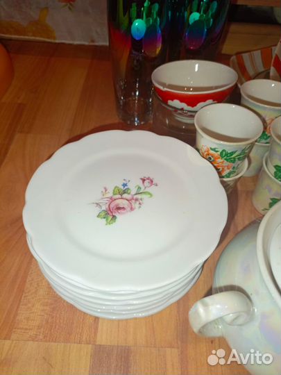 Посуда для сада коробкой Хрусталь СССР