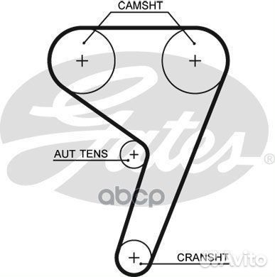 Ремкомплект грм с помпой Ford Focus 1.4/1.6 16V