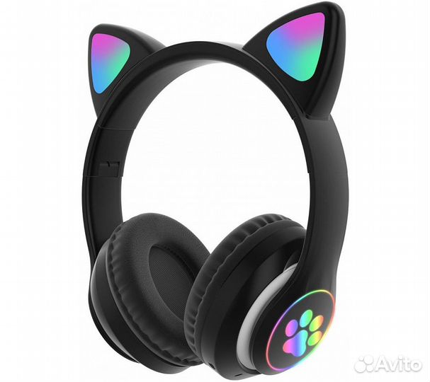 Наушники Prolike беспроводные детские с подсветкой