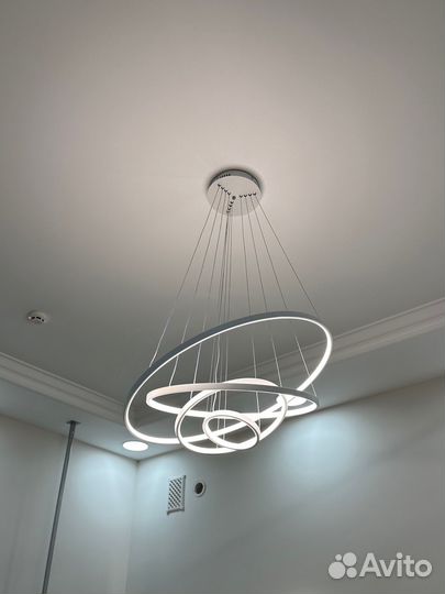 Установка люстры бра и светильников