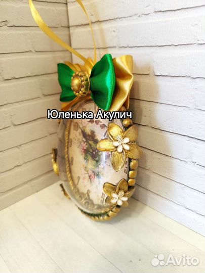 Шар на ёлку в форме часов. Шары купить