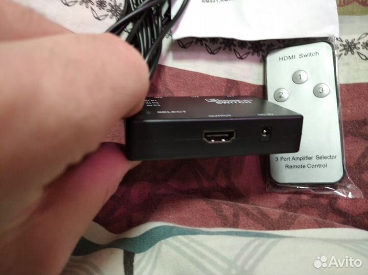 Переключатель hdmi 3 входа 1 выход, активный