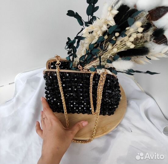 Сумка из бусин ручной работы