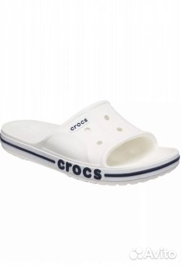 Шлепанцы мужские crocs белые только