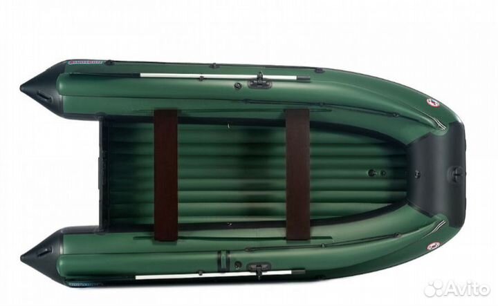 Лодка mishimo family lite DF 400, цвет зеленый