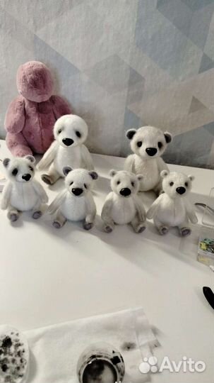 Мишки ручной работы