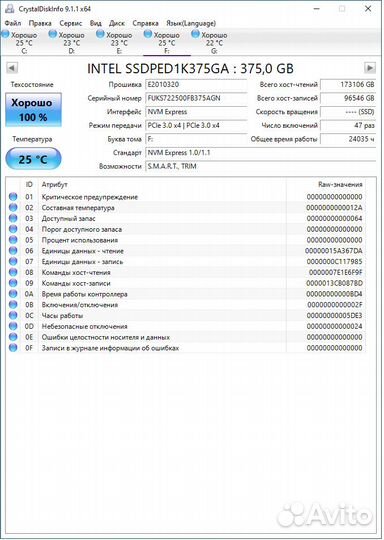SSD intel Optane P4800X