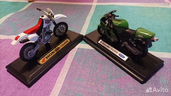 Коллекционные модели мотоциклов,Honda, Kawasaki