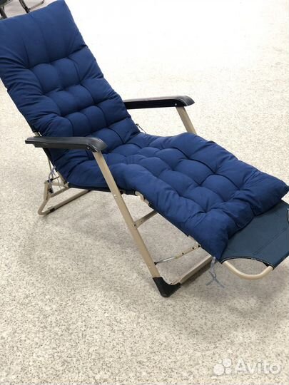 Кресло-шезлонг с матрасом 2шт