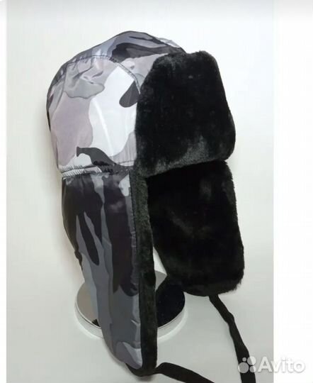 Шапка мужская ушанка непромокаемая