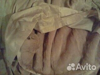 Зимний пуховик, пальто на цельном кролике