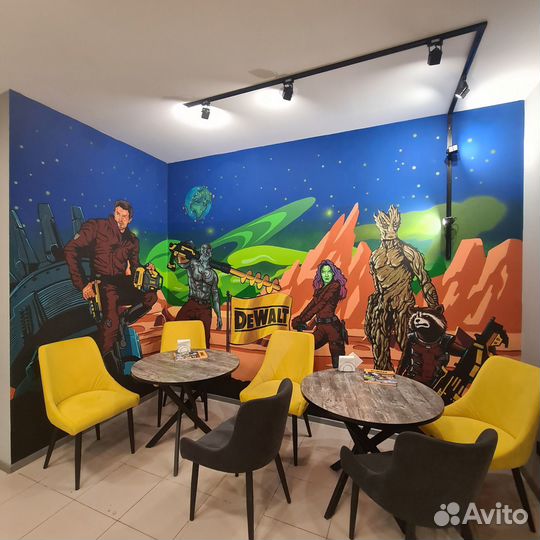 Художественная роспись стен. Граффити художник