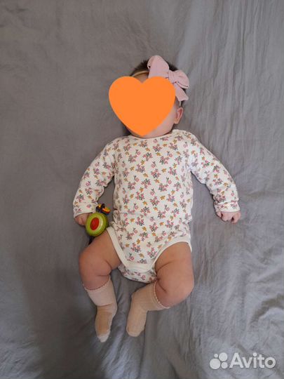 Боди для девочки 56 62