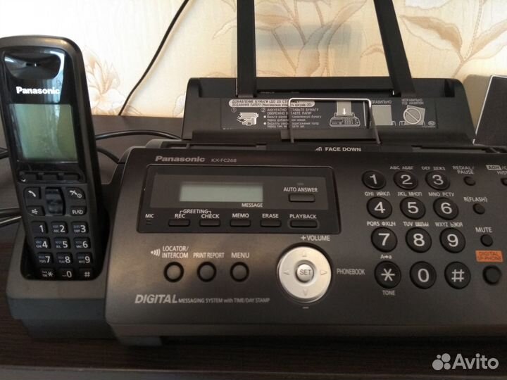 Телефон факс panasonic