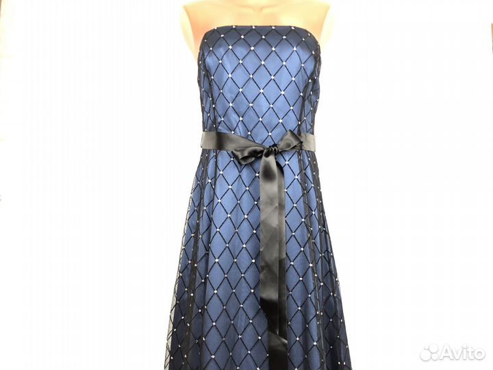 Платье бандо вечернее США р.48