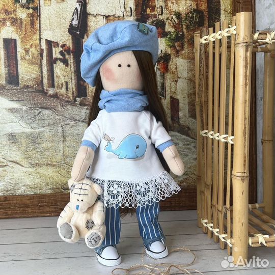 Интерьерная кукла Тильда