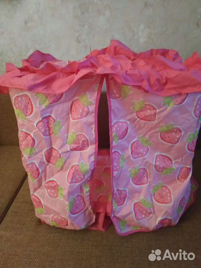 Кроватка для кукол разборная с балдахином