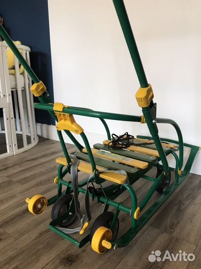 Детские санки с колесами