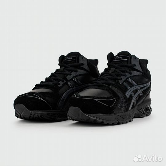 Кроссовки Asics Gel-Kayano 14 Mid Black with Fur