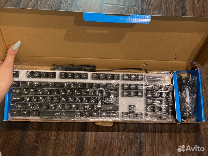 Игровой набор мышь и клавиатура