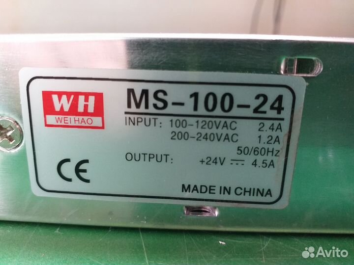 Блок питания weho MS-100-24 4.5А - 24В