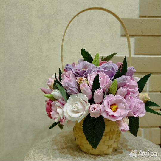 Букет мыльных цветов