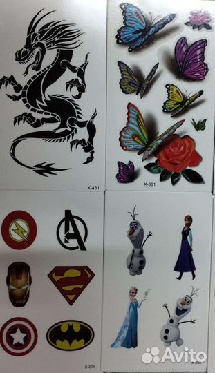 Временные татуировки