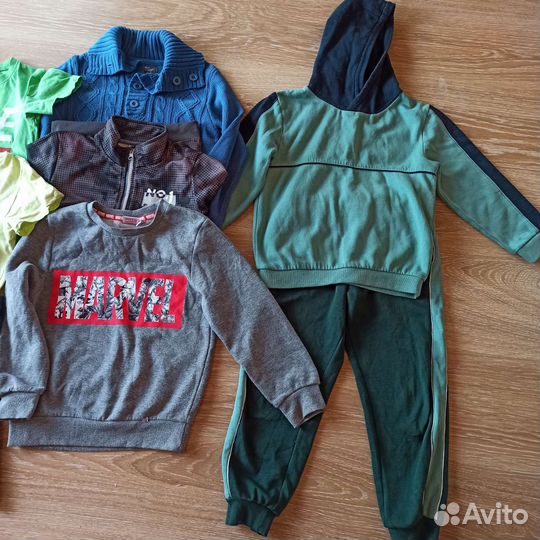 Вещи пакетом на мальчика 122 128