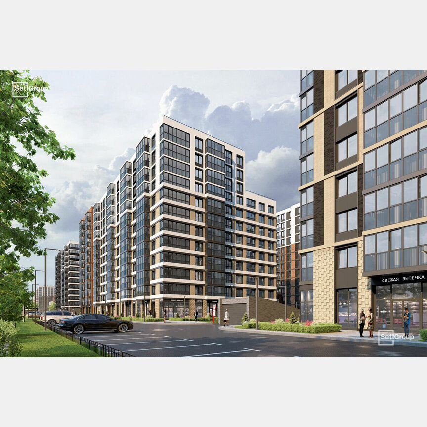 1-к. квартира, 32,6 м², 12/12 эт.