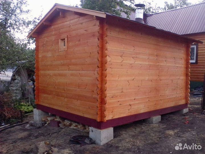 Бани Бочки, Бани из бруса