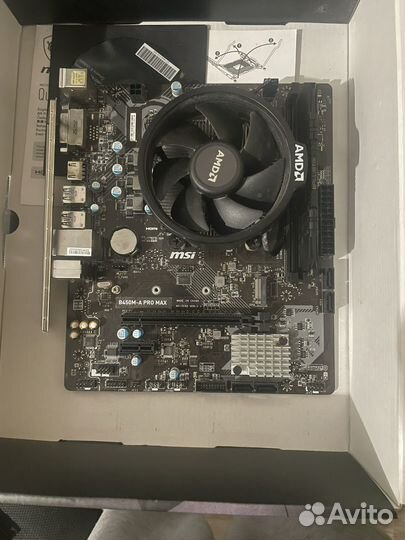 Комплект am4 R5 2600/b450/16gb