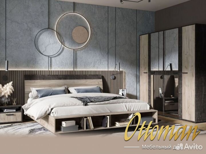 Кровать с матрасом 160 на 200 Эдинбург