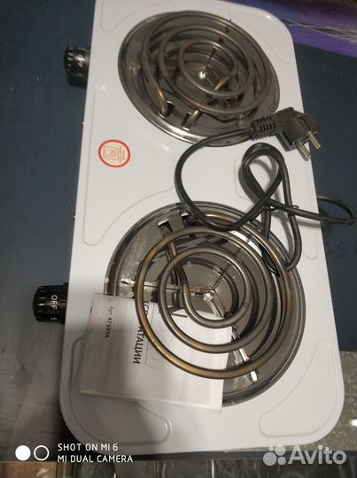 Настольная эл.плита 2-х конфорочная и обогреватель