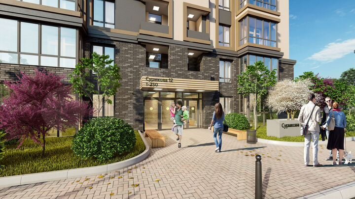 1-к. квартира, 44,4 м², 2/25 эт.