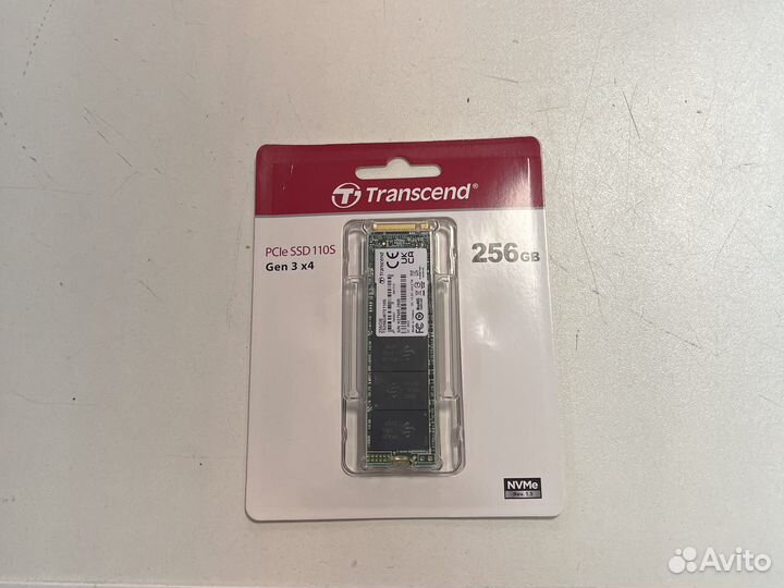 Новый SSD M.2 Transcend 256 gb TS256gmte110S
