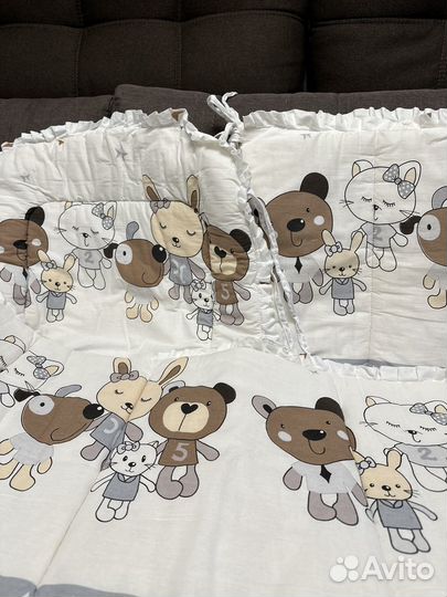 Бортики в детскую кроватку