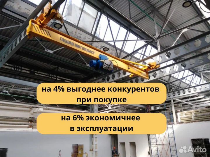 Кран балка на опоре