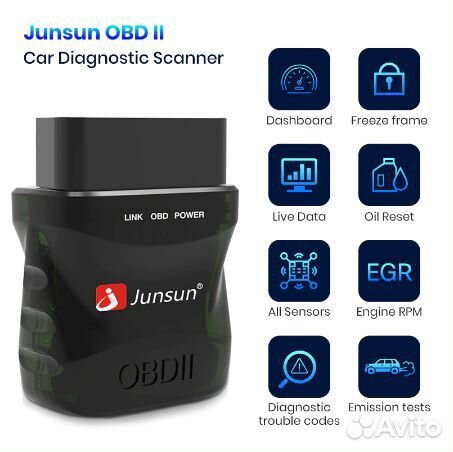 OBD2 сканер V1.5 ELM327 Bluetooth 4