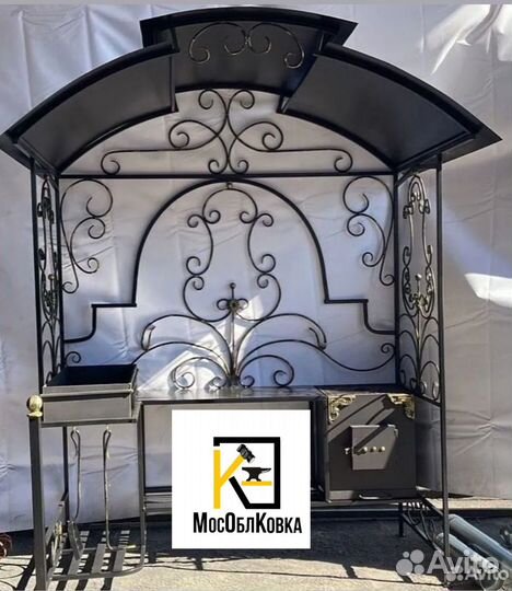 Мангал для дачи из металла