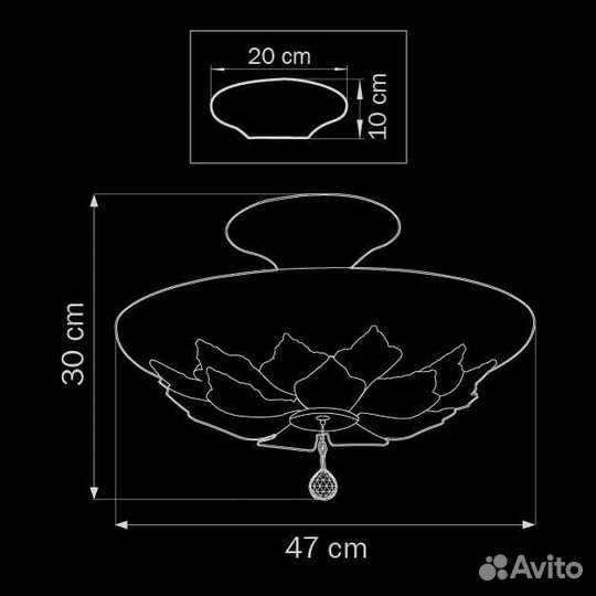 Люстра новая
