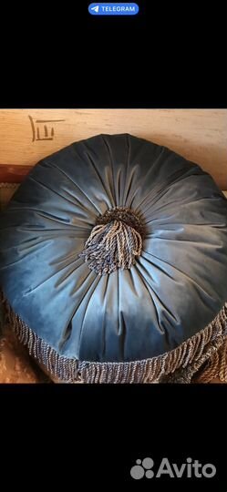 Подушка декоративная круглая 50см