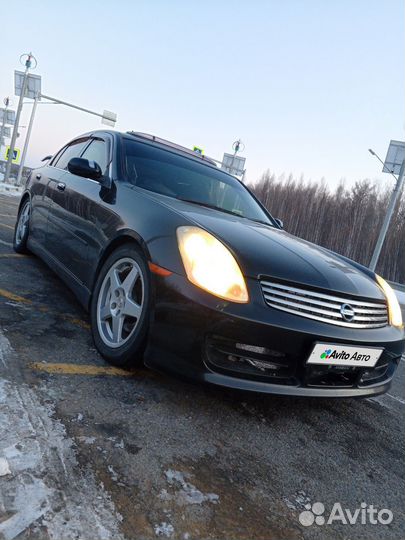 Nissan Skyline 3.5 AT, 2001, битый, 96 000 км