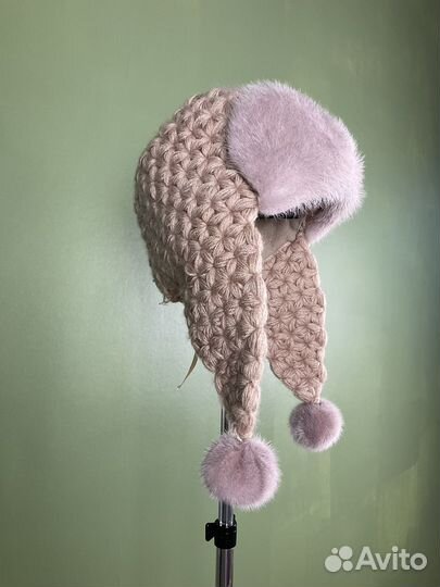 Шапка норковая женская