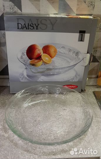 Тарелка для фруктов,салатник,сервировка,стекло