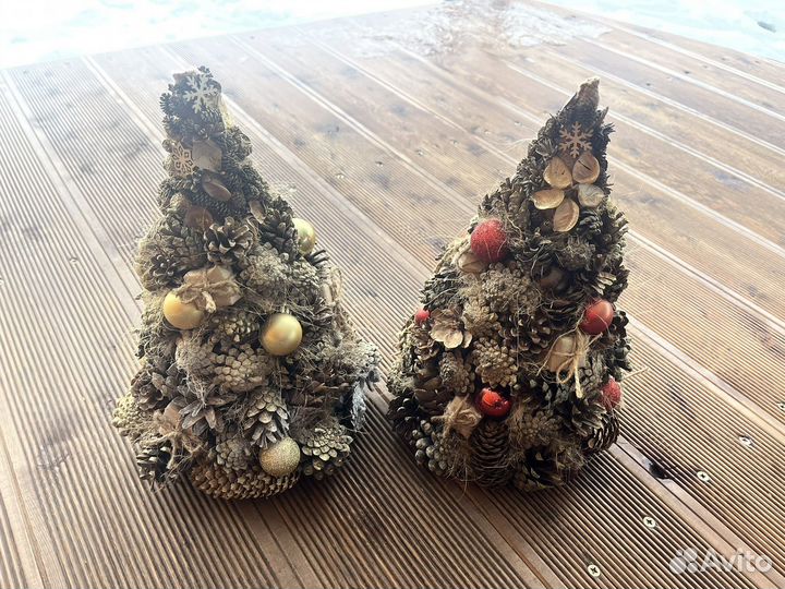 Рождественский новогодний венок Подсвечник елка