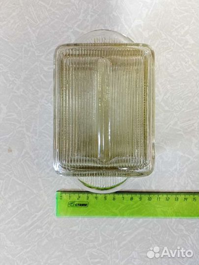 Маслёнка стекло СССР