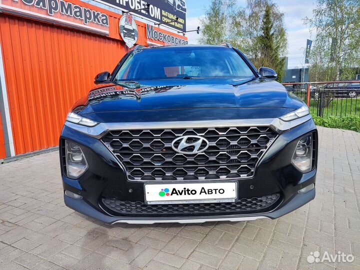 Hyundai Santa Fe 2.2 AT, 2019, 126 000 км