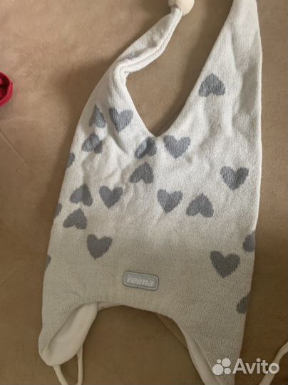 Шапочка для девочки, рейма, 52, зима