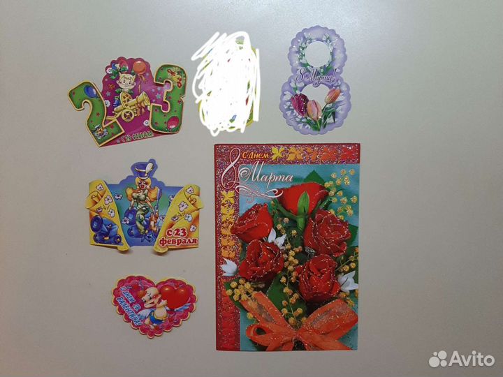 Открытки 8 марта, 14 февраля, 23 февраля